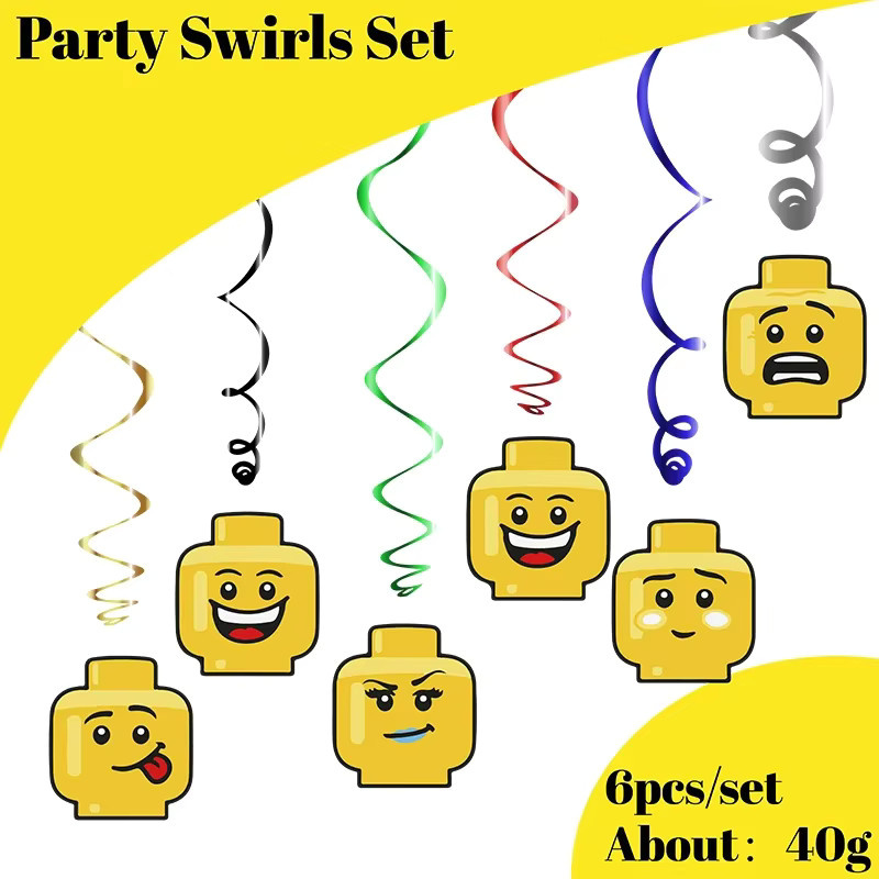 Warner Bros. Geburtstag Party Dekoration Set mit Banner, Papiergeschirr, Kuchen Topper und Latex Ballons in Mehrfarbig - Bild 2