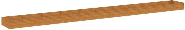 DELUKE Hochbeet AKSEL aus Cortenstahl in Braun-antik, B/T/H: 960 x 100 x 36 cm - Bild 1