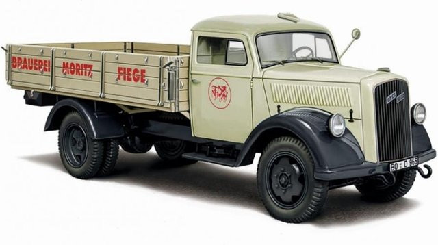 Italeri Opel Blitz Truck, Modellfahrzeug, 1:24, Grau - Bild 1
