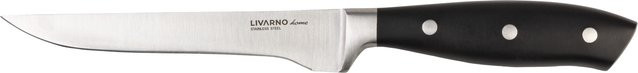 LIVARNO HOME Ausbeinmesser aus Edelstahl mit ergonomischem Kunststoffgriff in Silber - Bild 1