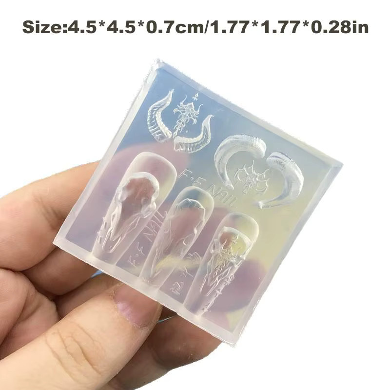 KuZHEN 3D Silikon Form für Nail Art und Nagel Charms - Bild 3