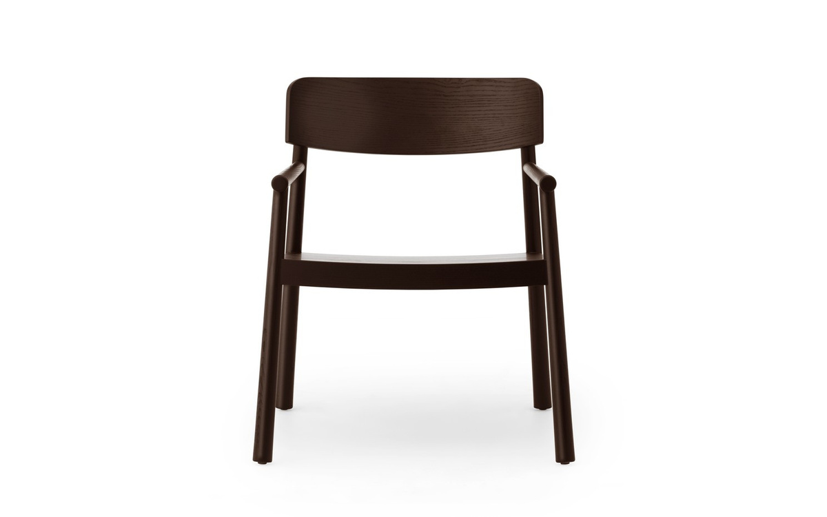 Normann Copenhagen Timb Lounge Armchair mit Armlehnen in Braun - Bild 2