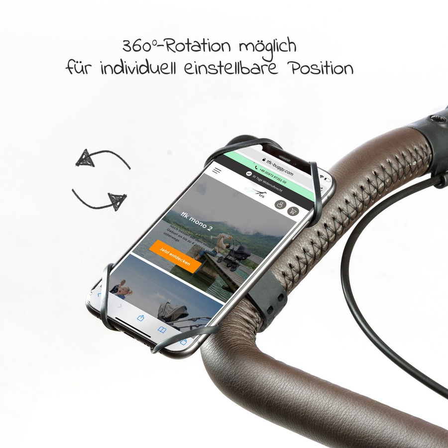 TFK Smartphone Halter in Schwarz - Bild 2