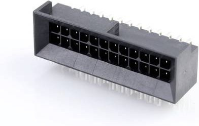 Molex Einbau-Stiftleiste Standard Schwarz 24 Polzahl Rastermaß 3mm - Bild 1