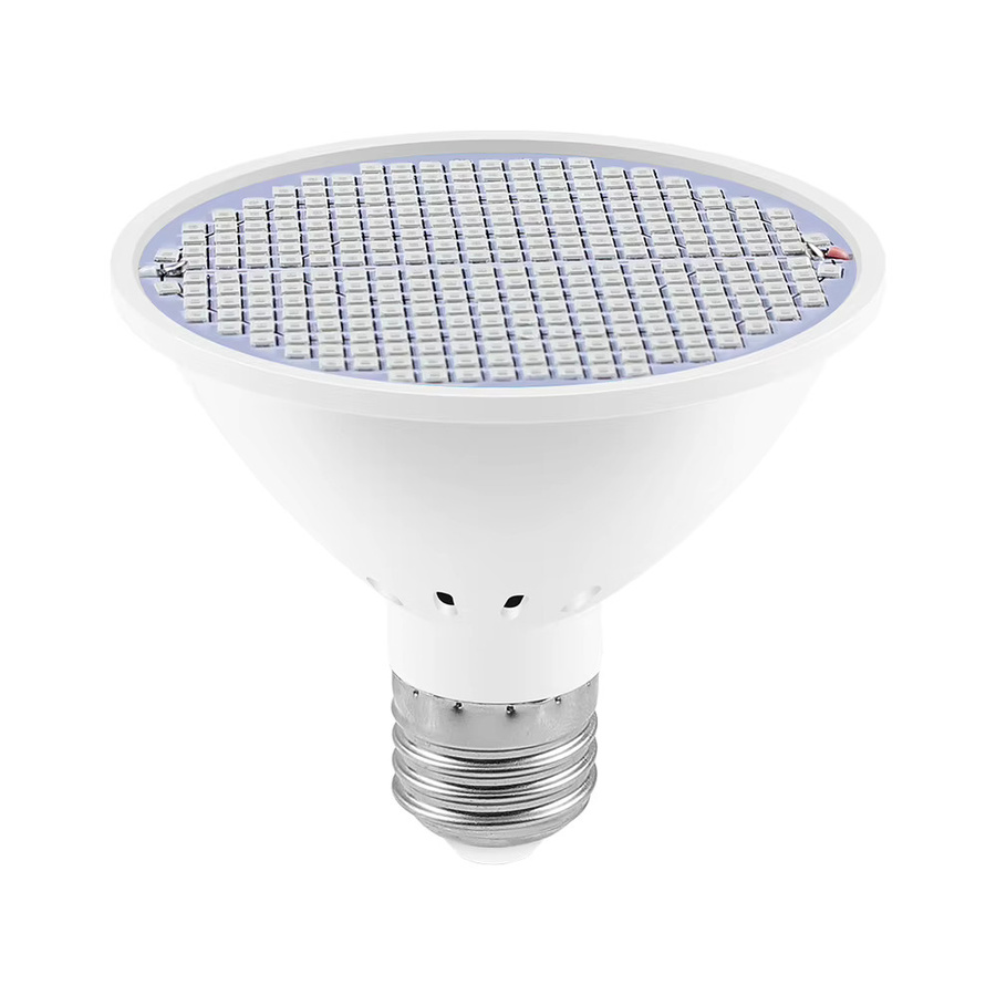 25W Vollspektrum LED Pflanzenwachstumslampe E27/E26 für Hydroponik, Zimmerpflanzen und Setzlinge in Weiß - Bild 5