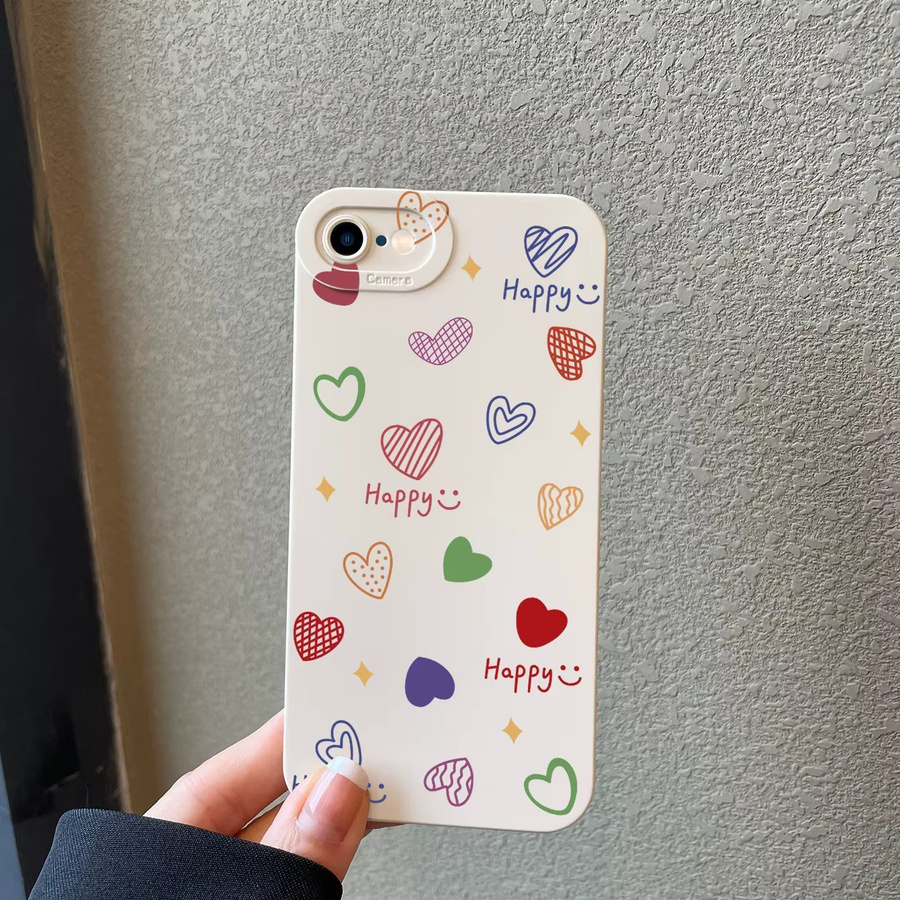 Handyhülle mit Engelsauge-Muster für Apple iPhone 17, 16, 15 Serien in Beige und Multicolour mit Anti-Sturz-Schutz - Bild 3