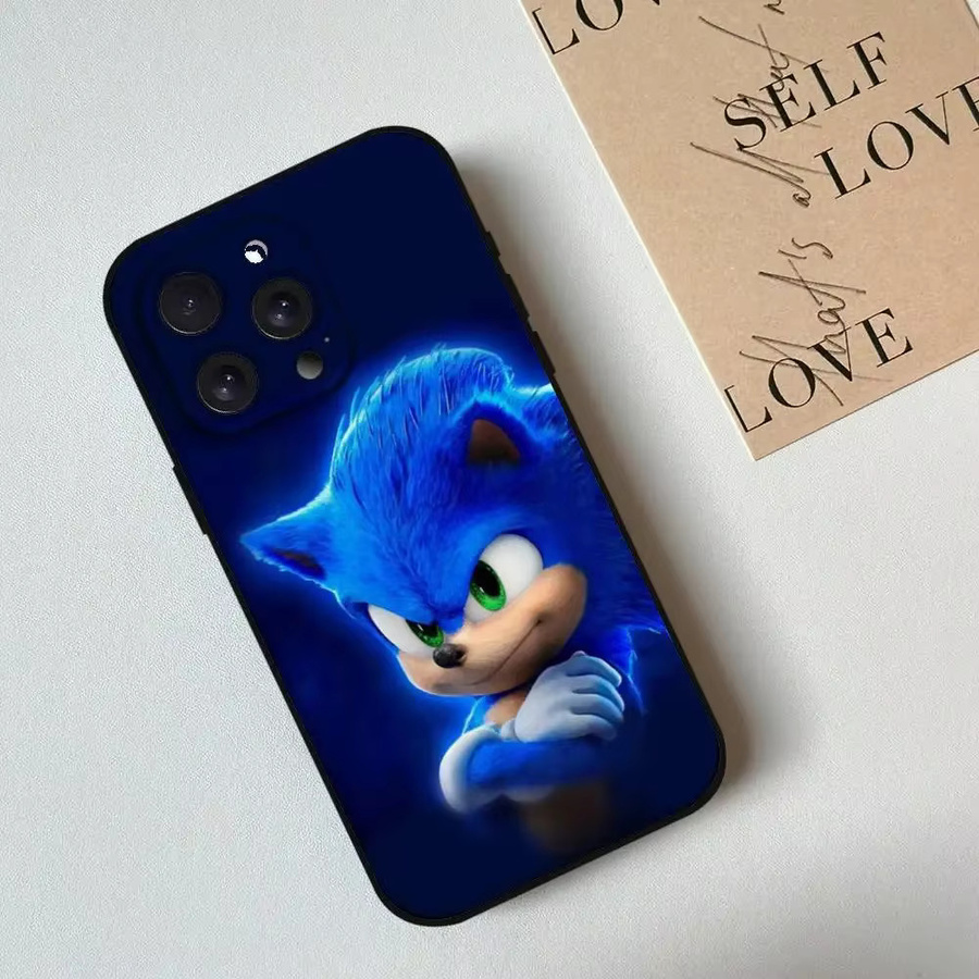 T-Sonics Handyhülle Cute Hedgehogs für iPhone in Schwarz aus weichem Silikon - Bild 2