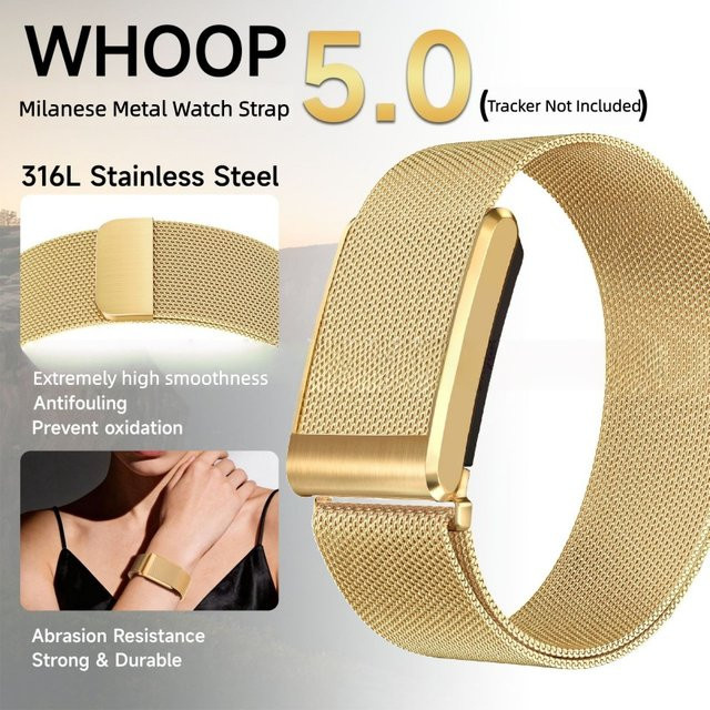 Whoop Life Uhrenarmband Milanaise, Edelstahl, Unisex - Bild 1