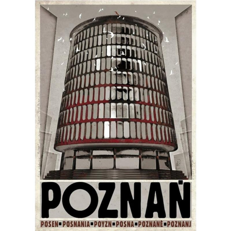 Vintage Polen Stadtposter Biebrza Solina Zakopane Leinwanddruck LIFENG Art Museum-01 Wandkunst für dein Wohnzimmer, Breite: 70 cm, Höhe: 100 cm - Bild 2