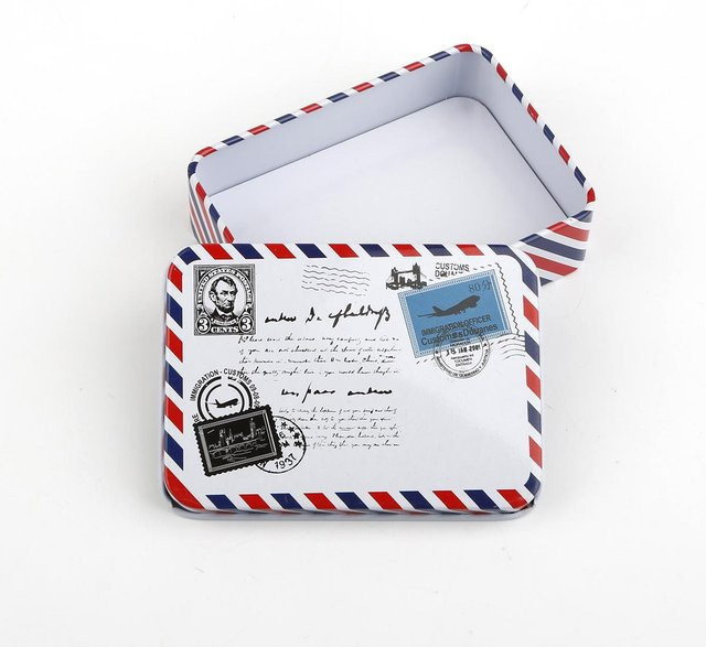 Home Craftdiy Mini Aufbewahrungsbox aus Metall im Kawaii Cartoon Design, Mehrfarbig, B: 6,5 cm, T: 2,5 cm, H: 9,0 cm - Bild 1