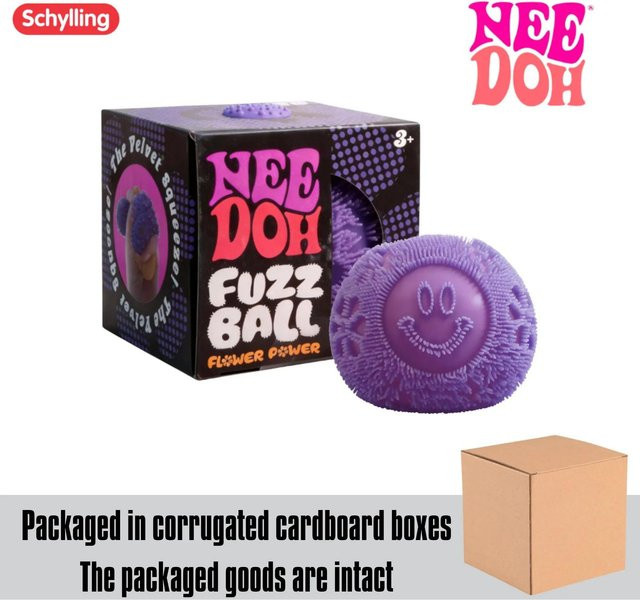 Nee Doh Fuzz Wave Stressball, stacheliger Knet-Fidget-Spielzeug, black - Bild 1