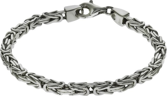 Zeeme Armband, 925 Silber, 4 mm breit, Unisex - Bild 1