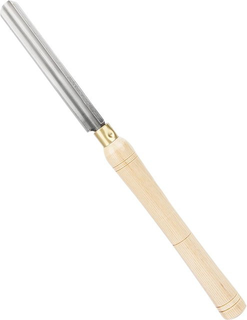 TOMTOP JMS Holzdrehwerkzeug mit HSS-Klinge und Hartholzgriff in Weiß und Silber, Durchmesser: 25 mm - Bild 1