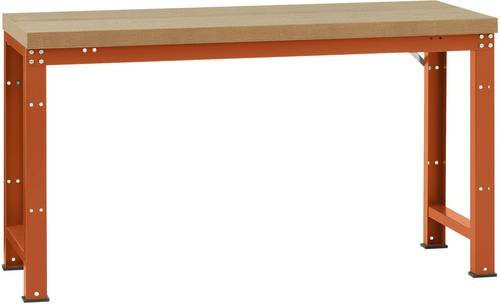 Manuflex Werkbank WP3006.2001 in Rotorange, B/T/H: 200 x 125 x 84 cm - Bild 1