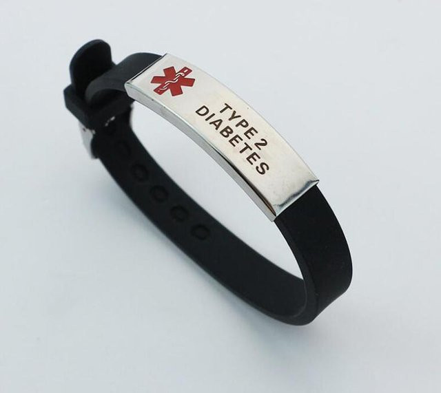KAYOU Armband, medizinisches Silikon, grau, Unisex - Bild 1