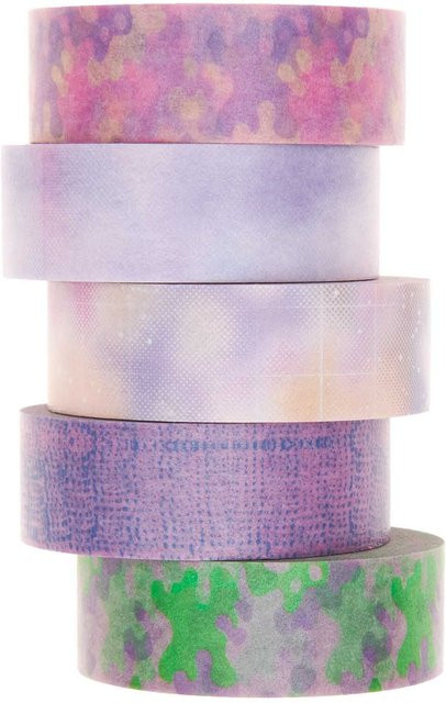 Rico Design Paper Poetry Washi Tape Set Blurry in Multicolor - Bild 1