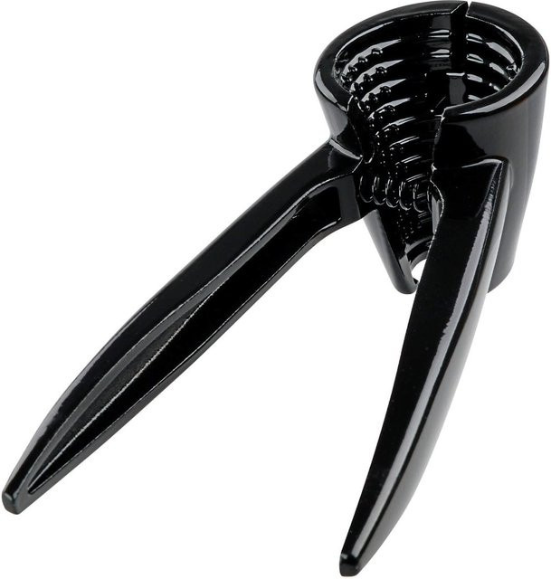Fackelmann 2in1 Nussknacker und Schraubverschlussöffner in Schwarz mit ergonomischem Griff aus Aluminium und Kunststoff, Höhe: 18 cm - Bild 1