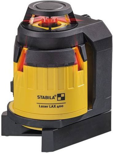 Stabila LAX 400 Multilinienlaser Set 5-teilig, gelb, Reichweite 20 m - Bild 1