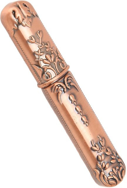 Igeteck Nähnadeletui aus Metall im Vintage-Design als tragbarer Sticknadelhalter in Gold - Bild 1