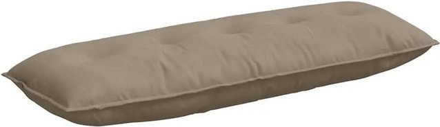 vidaXL Rückenkissen aus Mikrofaserstoff in Taupe, B/H: 140 x 50 cm - Bild 1