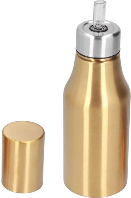 Edelstahl Olivenölspender mfySpace Gold, 500 ml, auslaufsicher und staubdicht - Bild 1