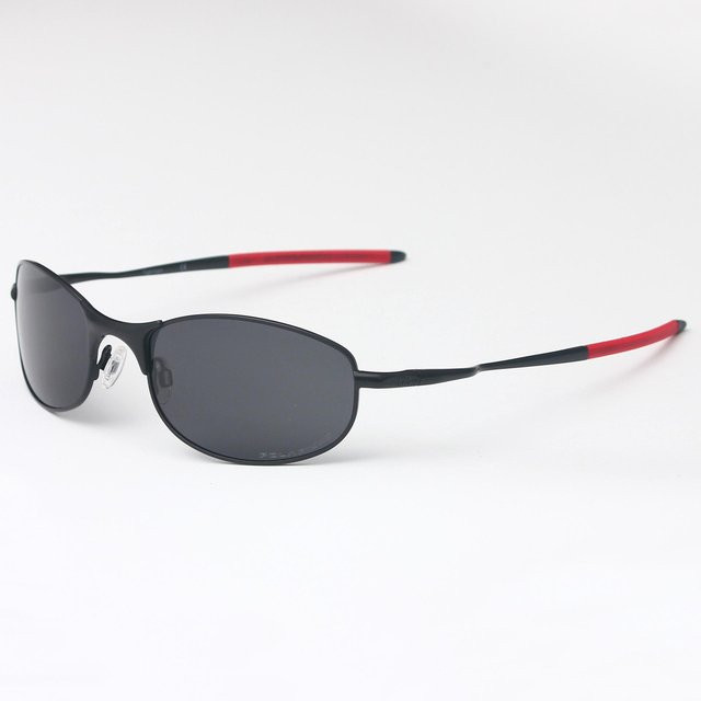 Binchi Outdoor Equipment Sonnenbrille, polarisiert, Vollrand, oval, Metall, Unisex, grau, schwarz - Bild 1