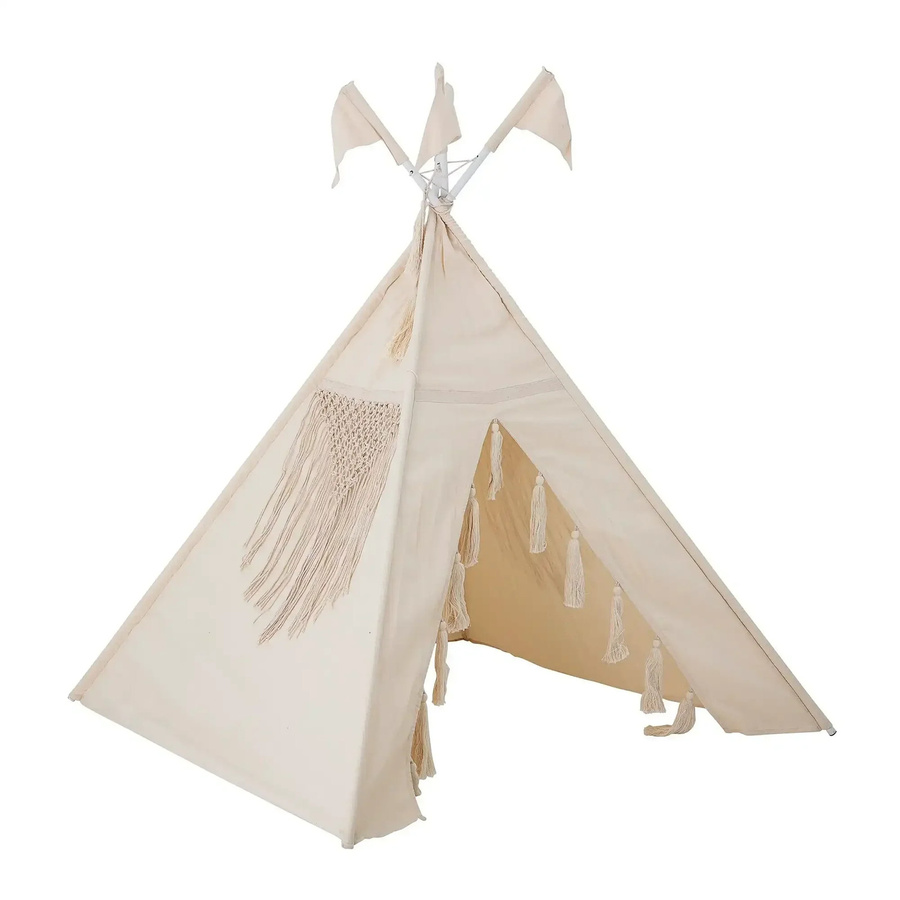 Bloomingville Mini Fardin Kinder-Tipi, Baumwolle, natur, 140cm - Bild 1