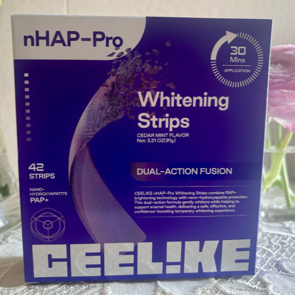 CEELIKE NHAP-Pro Zahnaufhellungsstreifen, PAP+, Nano-Hydroxyapatit - Bild 1