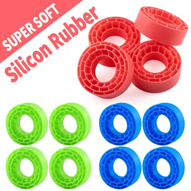 AXSPEED Silikonkautschuk-Einsatzschaum, 4-teiliges Set, 60 x 23 mm, 1:18 - Bild 1