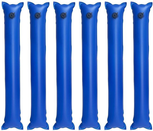 Buying Solutions MB 6er-Pack Doppelkammer-Wassersäcke aus PVC für Poolabdeckungen in Blau, 4 Fuß - Bild 1