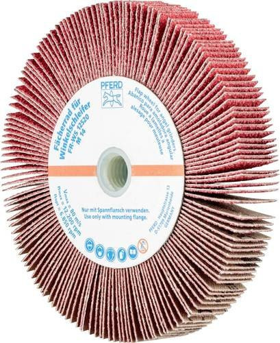 PFERD Lamellenschleifscheibe CO-COOL60 für Edelstahl, Durchmesser: 125 mm, Breite: 12,5 mm, Farbe: Rot, 2 Stück - Bild 1