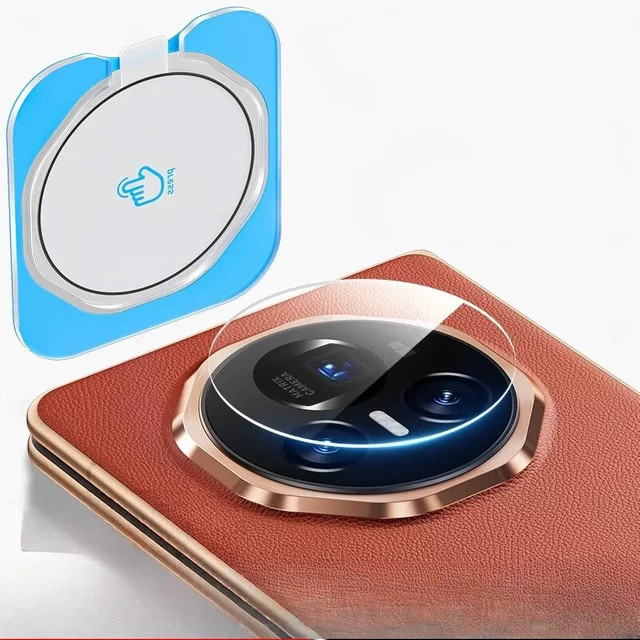 Honor Magic V5 Kamera Objektivschutz aus gehärtetem Glas 9H, transparent - Bild 1