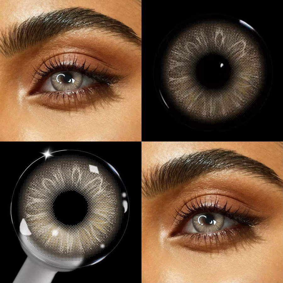 VISUASHOW Twinkle Doll-eye Farbige Kontaktlinsen, Blau-Grün, Damen - Bild 4