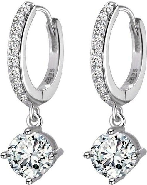 Ohrringe 925 Silber, Zirkonia, Damen - Bild 1