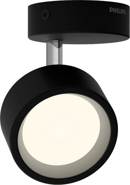 Philips Bracia LED Spotleuchte Schwarz modern verstellbar - Bild 1