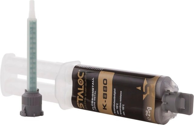 Staloc Metallkleber K-880 Flüssigmetall Grau 25 ml mit Mischer - Bild 1