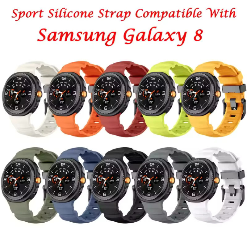 Samsung Silikonarmband, Galaxy Watch 8 Classic 46 mm, Galaxy Watch 8 44/40 mm, Unisex - Bild 4