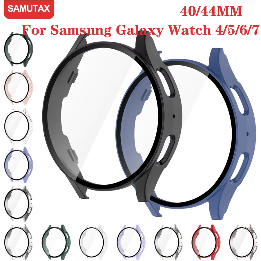 SAMUTAX Schutzhülle für Samsung Galaxy Watch 7 fe, Silikon, Weiß, Unisex - Bild 2