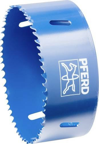 PFERD Bi-Metall Lochsäge in Blau für Stahl, Edelstahl, Blech und Holz mit einem Durchmesser von 105 mm und einer Schnitttiefe von 31 mm - Bild 1