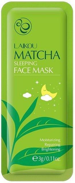 LAIKOU Green Tea Schlaf-Gesichtsmaske, 3g, Unisex - Bild 1
