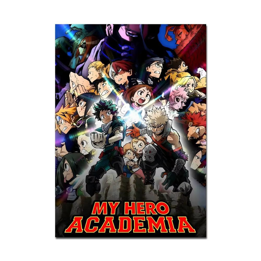 Kayou My Hero Academia Anime Poster, dekorative Illustration in Mehrfarbig, modernes Wandgemälde aus Papier - Bild 7