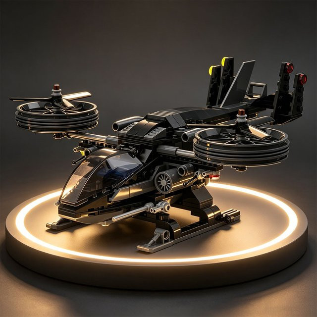 Kevinbrickfr Avatar Hubschrauber, Modellbausatz, 214-teiliges Set - Bild 1