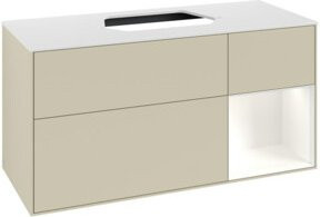 V&B Waschtischunterschrank Finion in Lackausführung, Breite: 120 cm, Tiefe: 50,1 cm, Höhe: 50,1 cm - Bild 1
