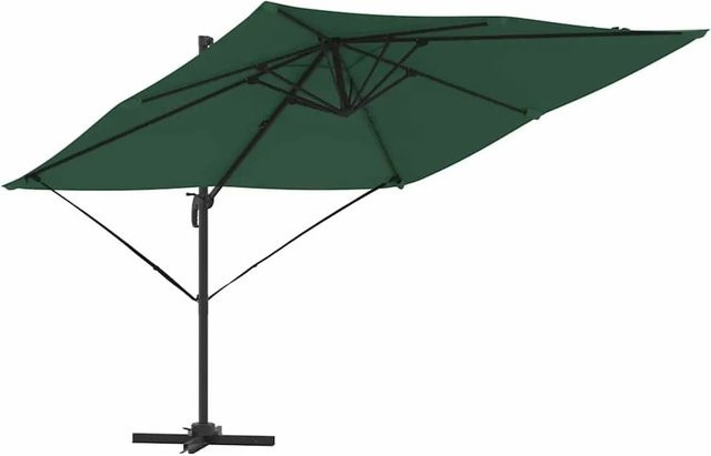 vidaXL Roma Sonnenschirm Grün aus Aluminium und Polyester B/T/H: 286 x 284 x 265 cm - Bild 1