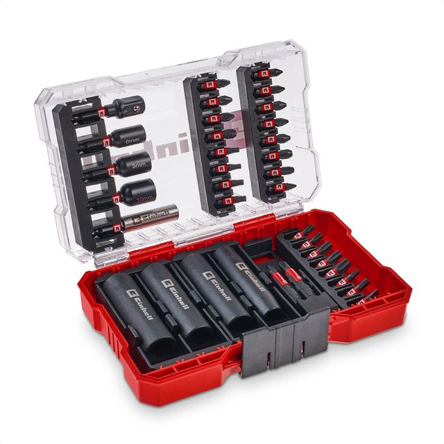 Einhell Impact Bit Steckschlüssel Set 35-teilig in Rot aus Stahl - Bild 1