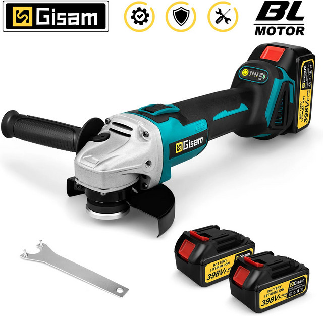 Makita LXT Bürstenloser Elektrischer Winkelschleifer 125 mm für 18V Akku als Schleif-, Polier- und Schneidwerkzeug - Bild 1
