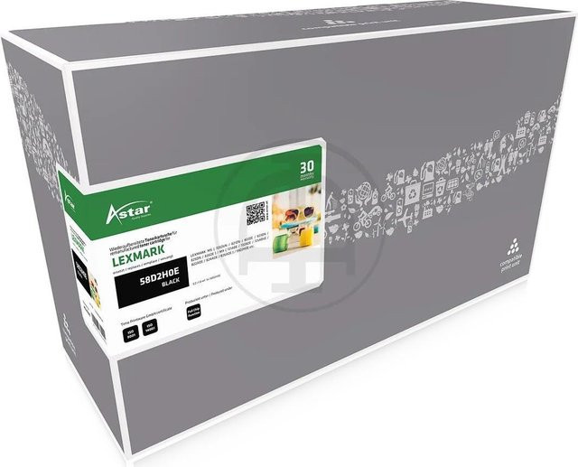 Lexmark Toner Cartridge MS821DN Schwarz für Laserdrucker 15.000 Seiten Refurbished - Bild 1
