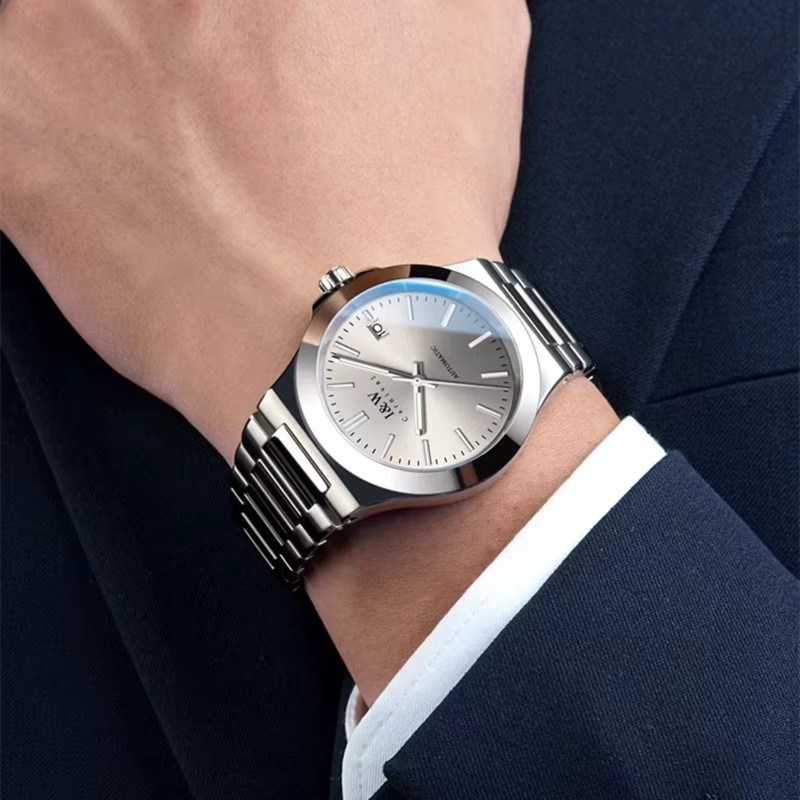 KARNEVAL Armbanduhr Automatik, Edelstahl, Herren - Bild 4