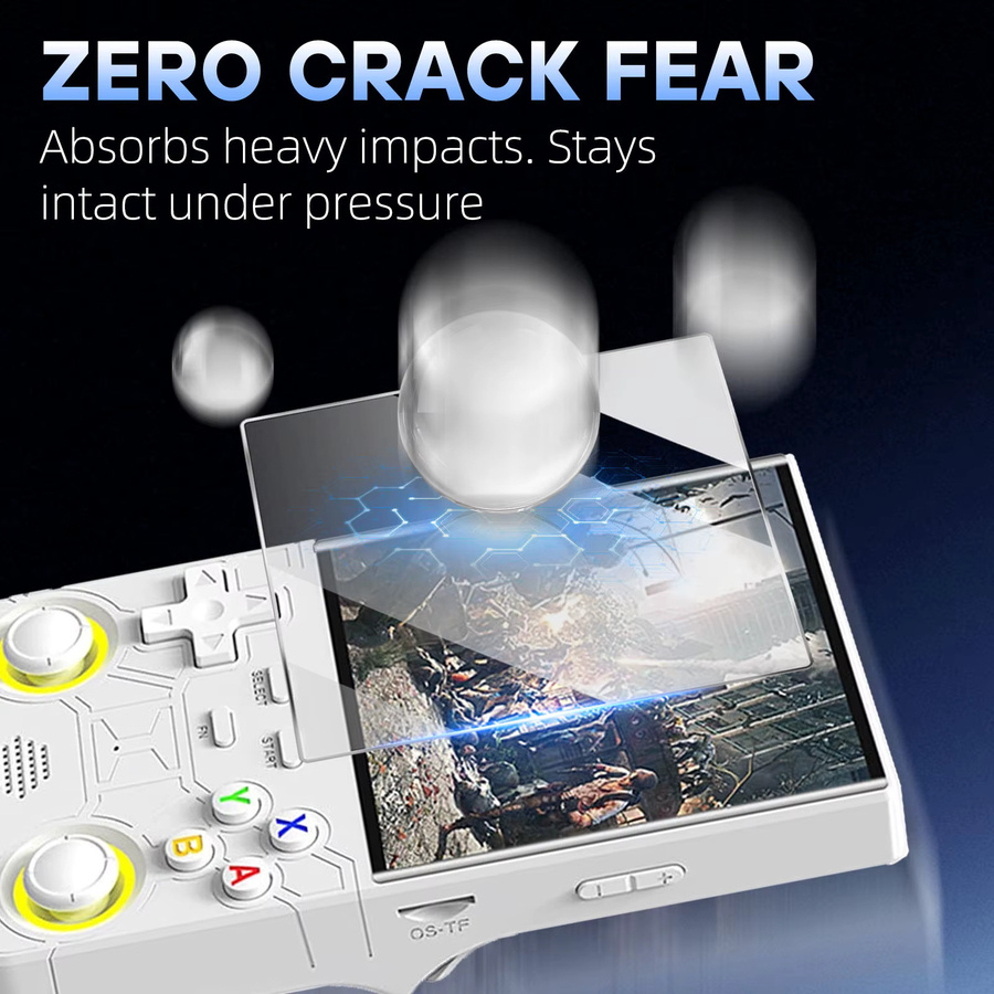 2-in-1 Set für R36 Ultra mit 9H gehärteter Glas Displayschutzfolie und grauer Reise-Aufbewahrungstasche - Bild 4