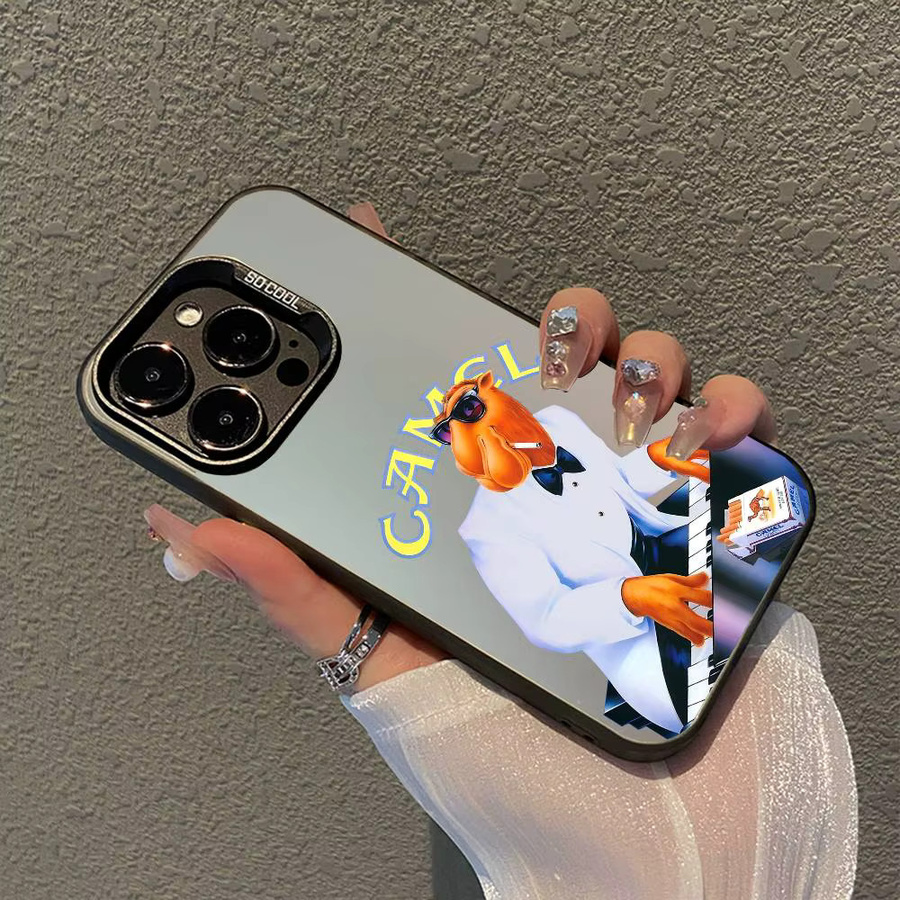 Stoßfeste Handyhülle im Vintage Kamel Zigaretten Design für Apple iPhone 11 bis iPhone 17 Pro Max, matt, Multicolor - Bild 3